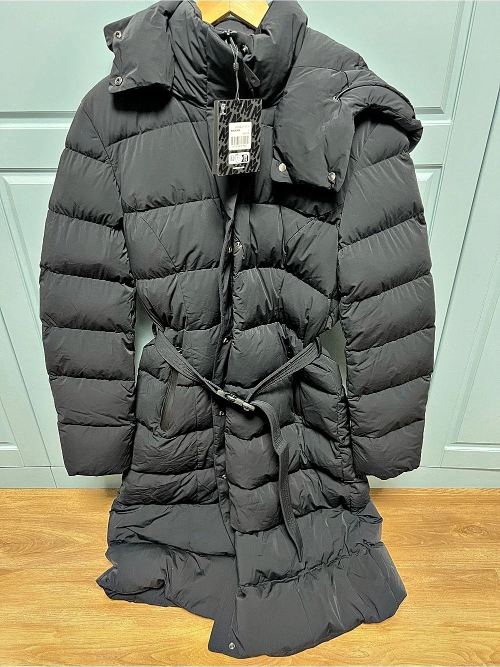 Mackage Coralia-City Long Puffer Coat in Black Size Large